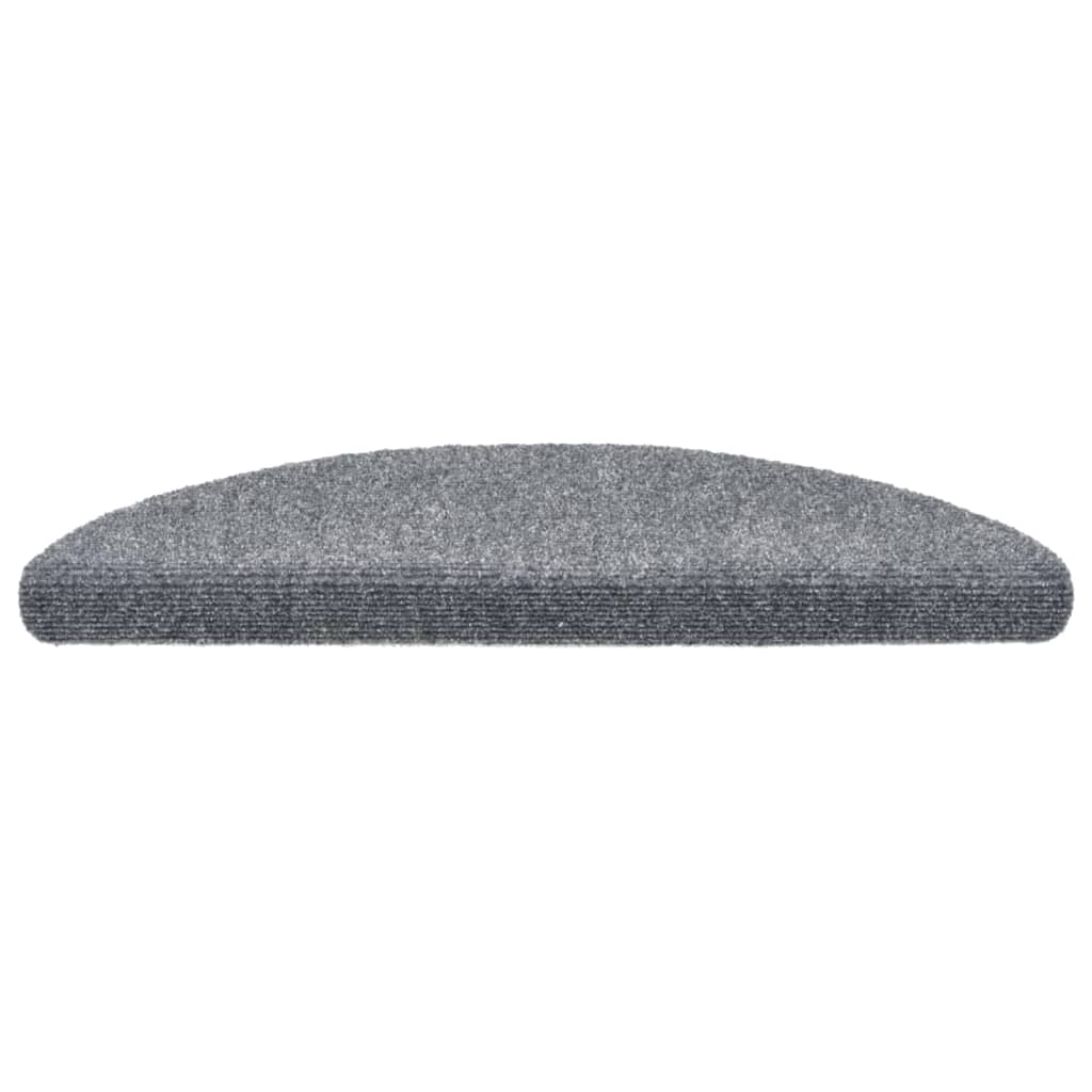 Stufenmatten Selbstklebend 15 Stk. 56x17x3 cm Hellbraun Halbrund