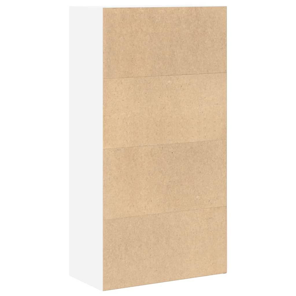 Bücherregal Weiß 80x30x189 cm Holzwerkstoff