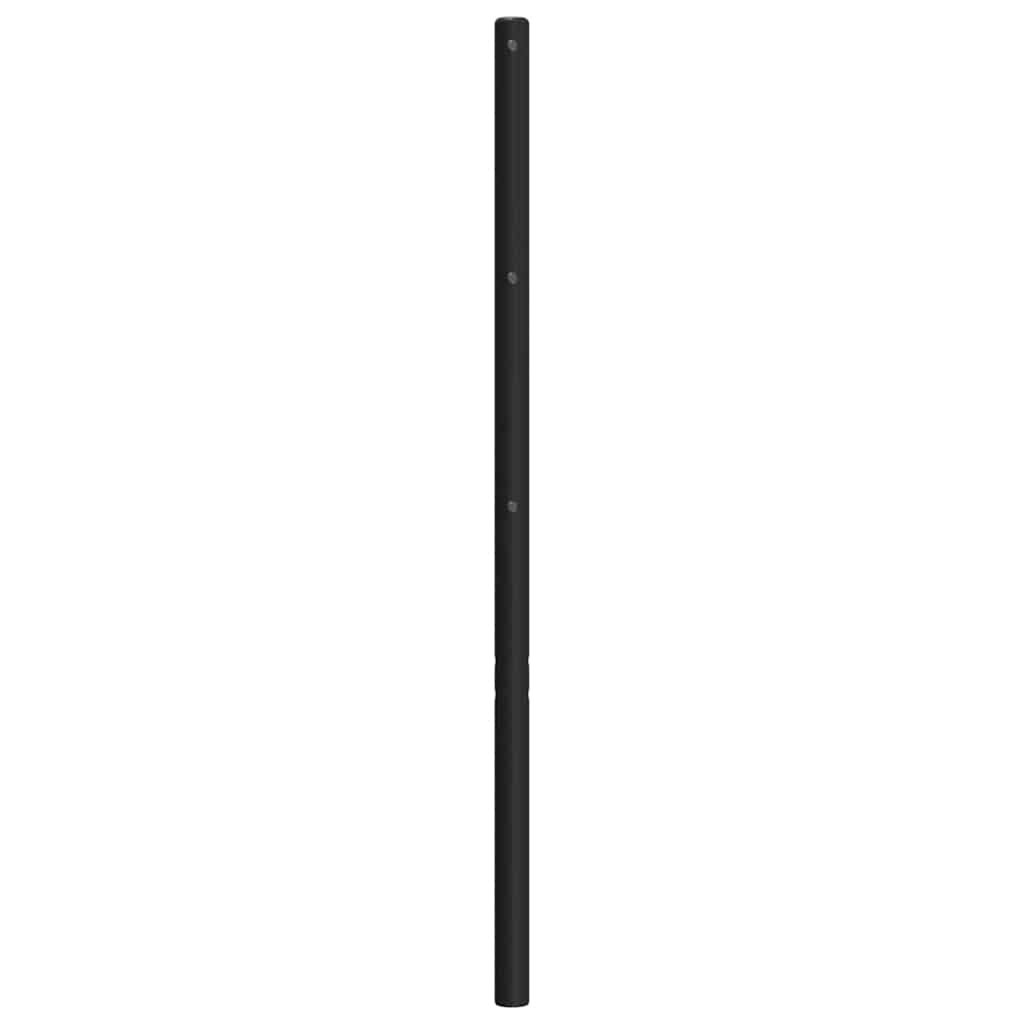 Ersatz-Kopfteil Metall Schwarz 100 cm