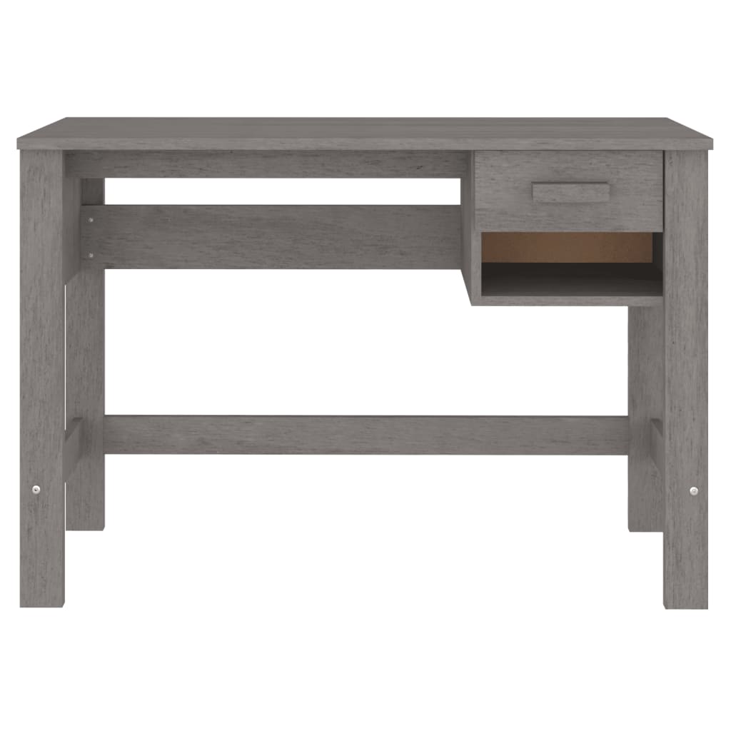 Schreibtisch HAMAR Honigbraun 110x40x75 cm Massivholz Kiefer