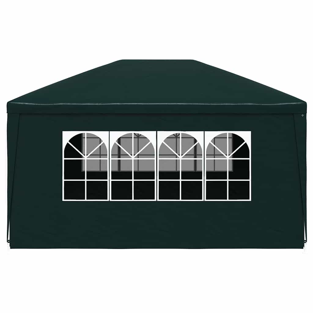 Party-Zelt 400 x 300 x 255 cm Rot PE und Stahl