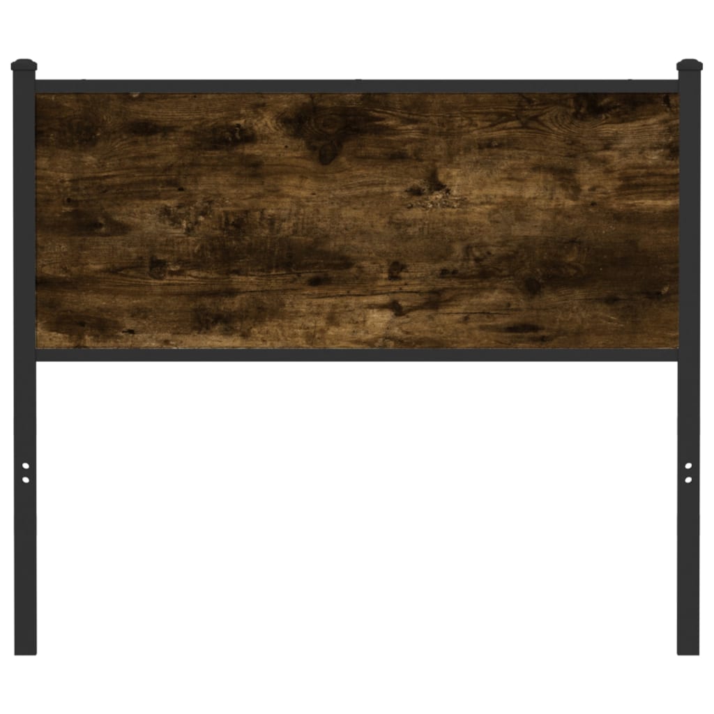 Ersatz-Kopfteil Räuchereiche 75 cm Holzwerkstoff und Stahl