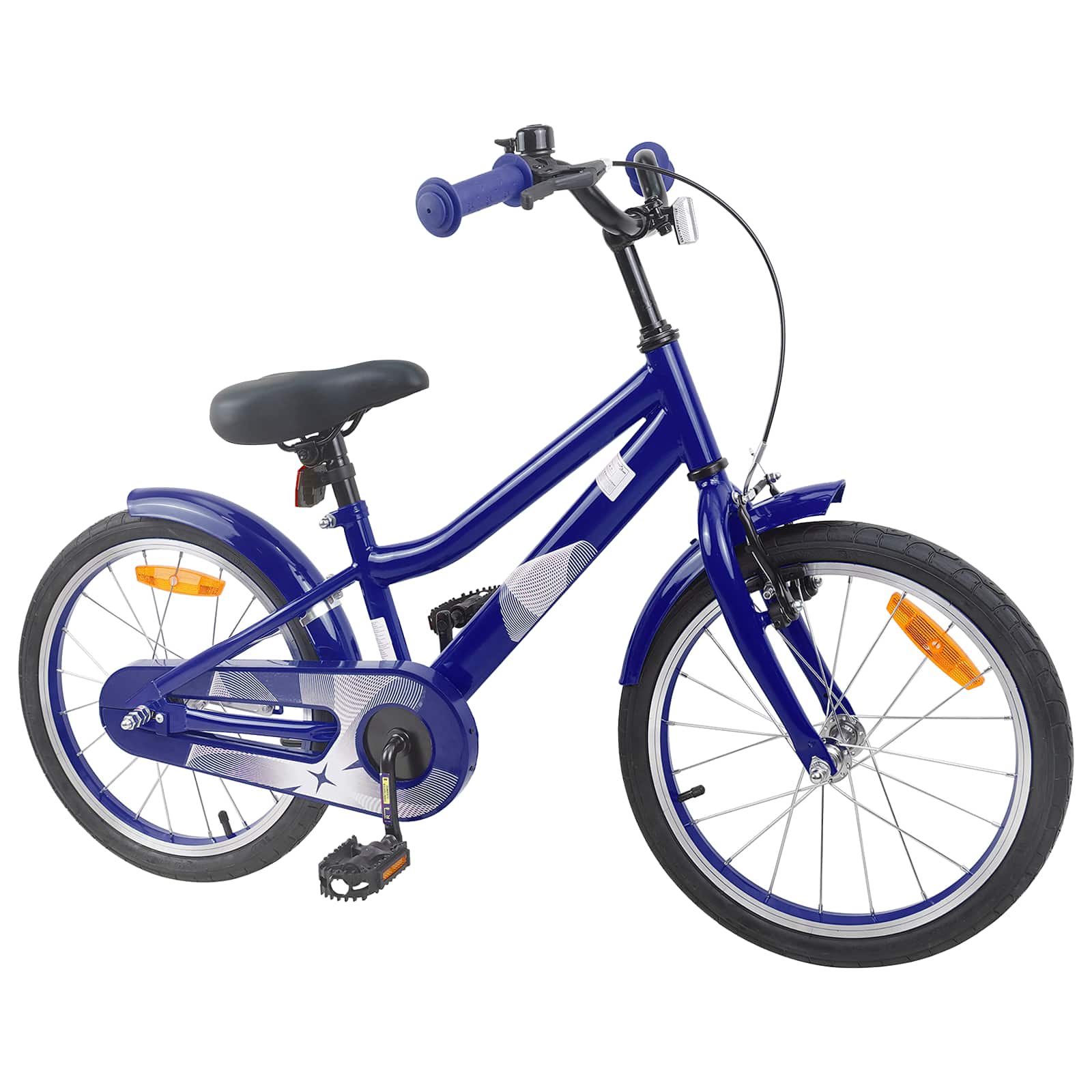 Kinderfahrrad 12 Zoll für 2-4 Jahre alt Dunkelblau