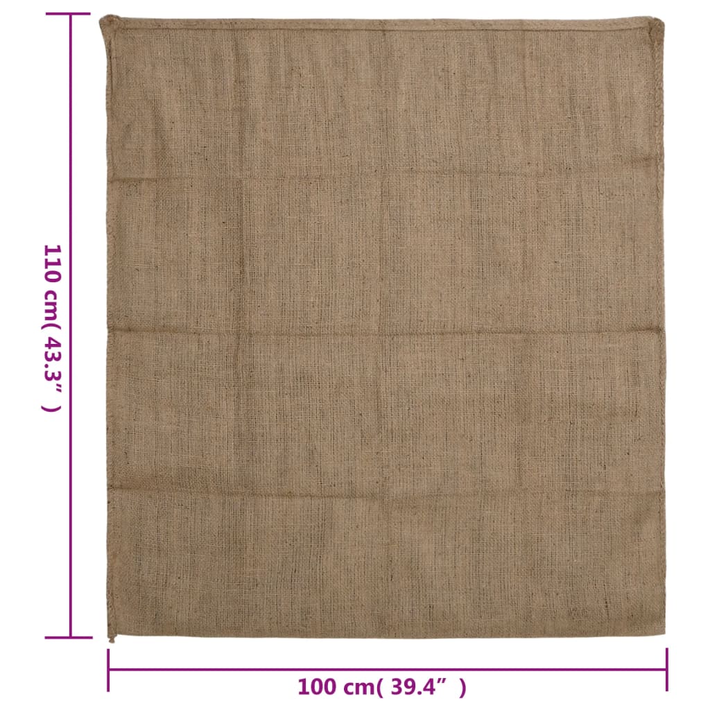 Jutesäcke 5 Stk. 60x105 cm 100% Jute 340 g/m²