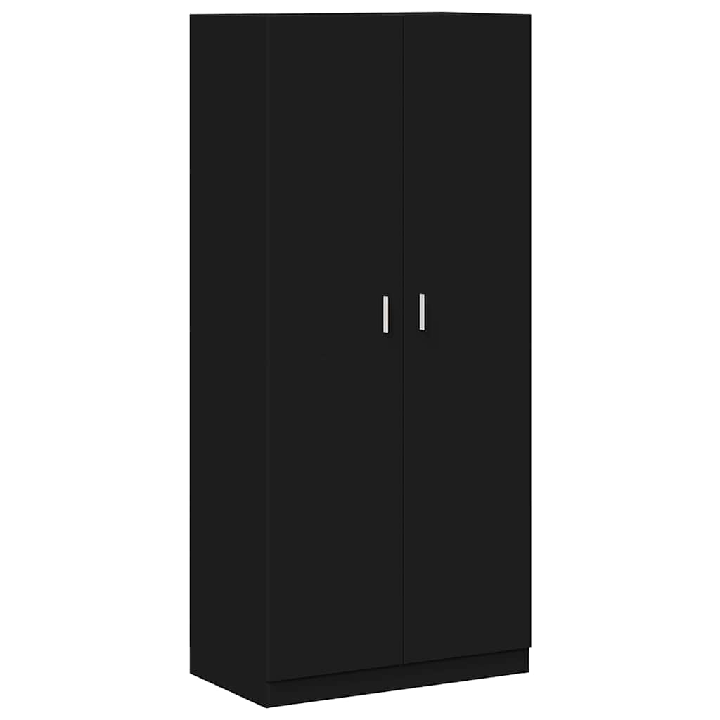 Kleiderschrank Weiß 90x52x200 cm Holzwerkstoff