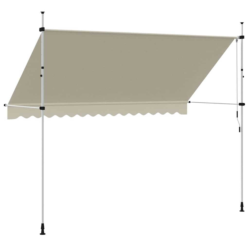 Einziehbare Markise Handbetrieben 150 cm Anthrazit