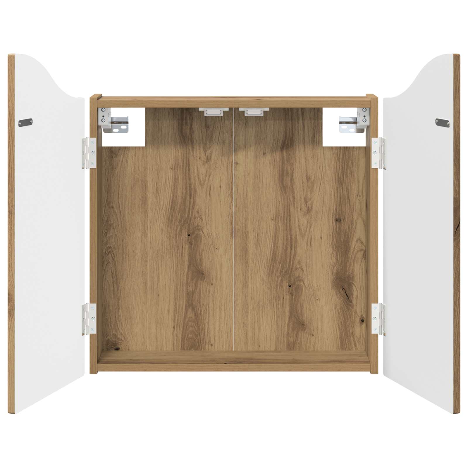 Dartboard Schrank Weiß 56 x 12 x 63 cm Holzwerkstoff