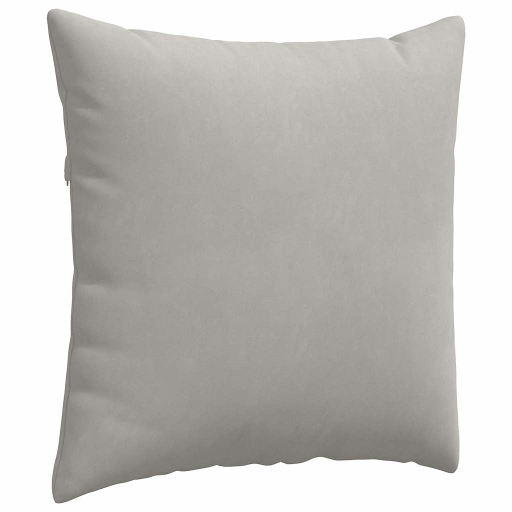 Sofakissen 2 Stück Taupe 50 x 30 cm Stoff