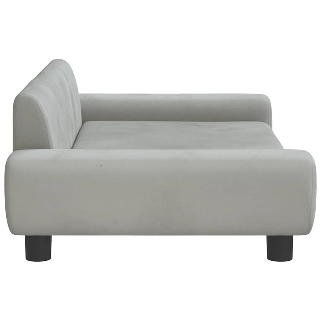 Hundebett Blau 100x54x33 cm Samt