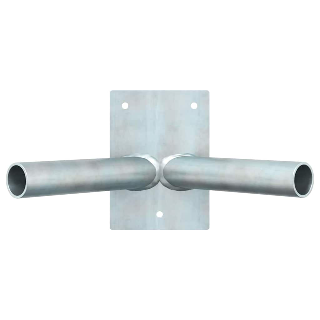 Fahnen Pole Holde Schwarz 10,5 x 7,5 x 0,25 cm Stahl