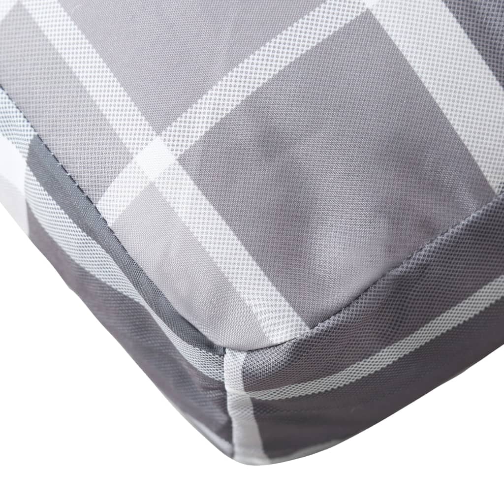 Palettenkissen Anthrazit 50x50x12 cm Stoff