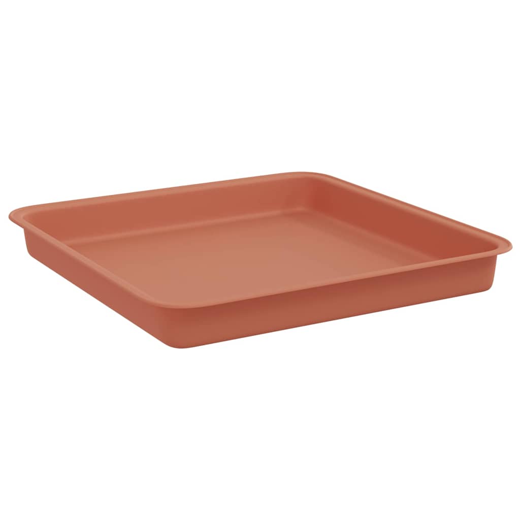 Blumentöpfe 6 pcs Ziegelrot 20 x 20 x 16 cm Kunststoff