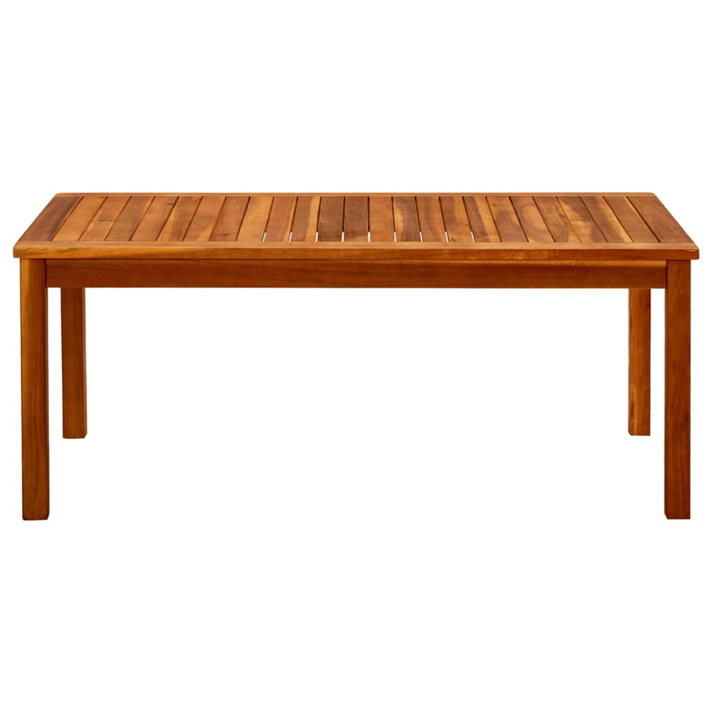 Couchtisch Helles Akazienholz 45 x 45 x 36 cm Massivholz Akazie