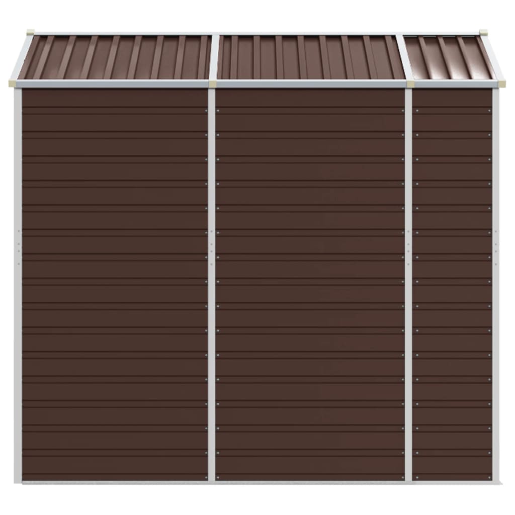 Gerätehaus Grün 191x130x198 cm Verzinkter Stahl