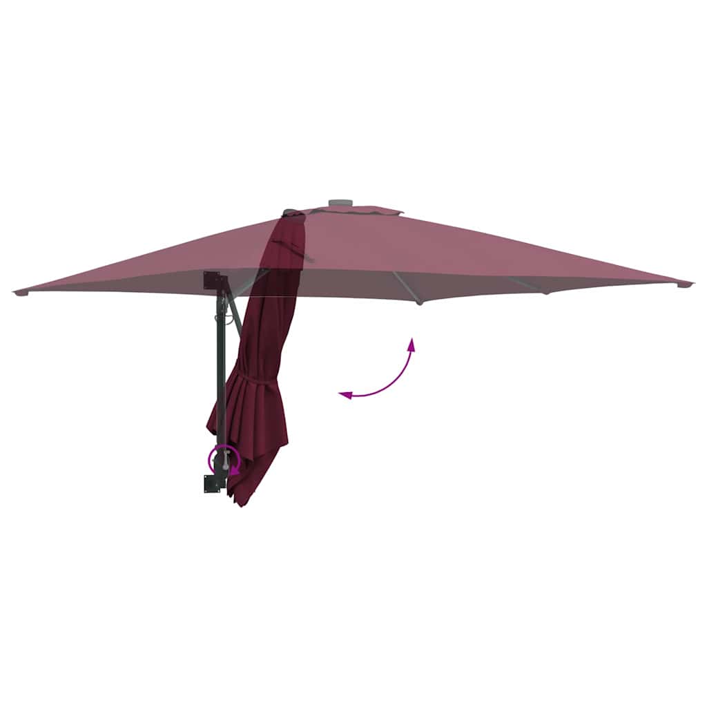 Garten-Sonnenschirm Sand 248,5 x 247,5 x 160 cm
