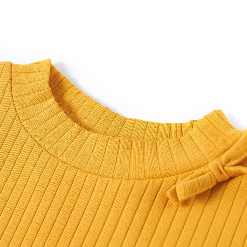 Kinder-Langarmshirt Ocker 104