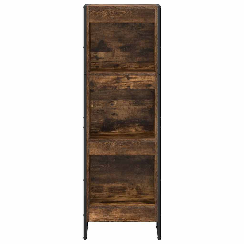 Bücherregal 2 pcs Schwarz Eichen-Optik 60 x 30 x 189,5 cm