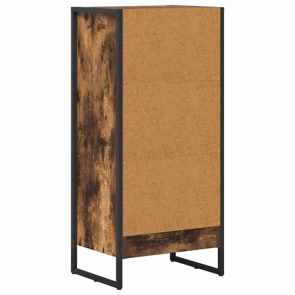 Bücherregal 2 pcs Schwarz Eichen-Optik 60 x 30 x 189,5 cm