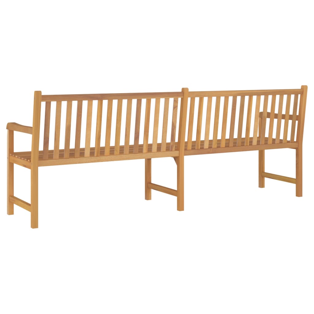 Gartenbank 114 cm Massivholz Teak