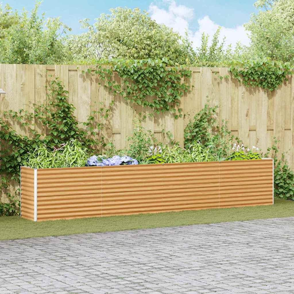 Garten-Hochbeet 100 x 50 x 36 cm Cortenstahl