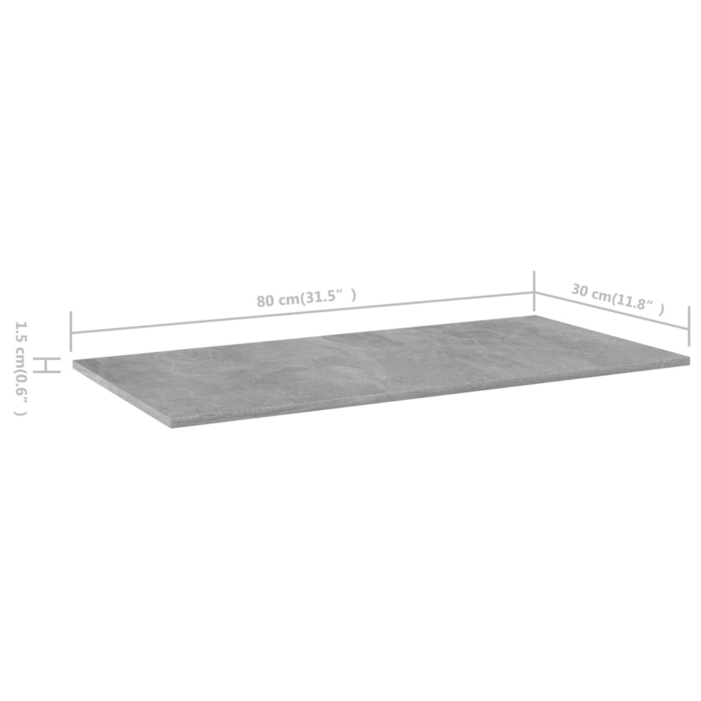 Bücherregal-Bretter 4 Stk. Weiß 40x10x1,5 cm Holzwerkstoff