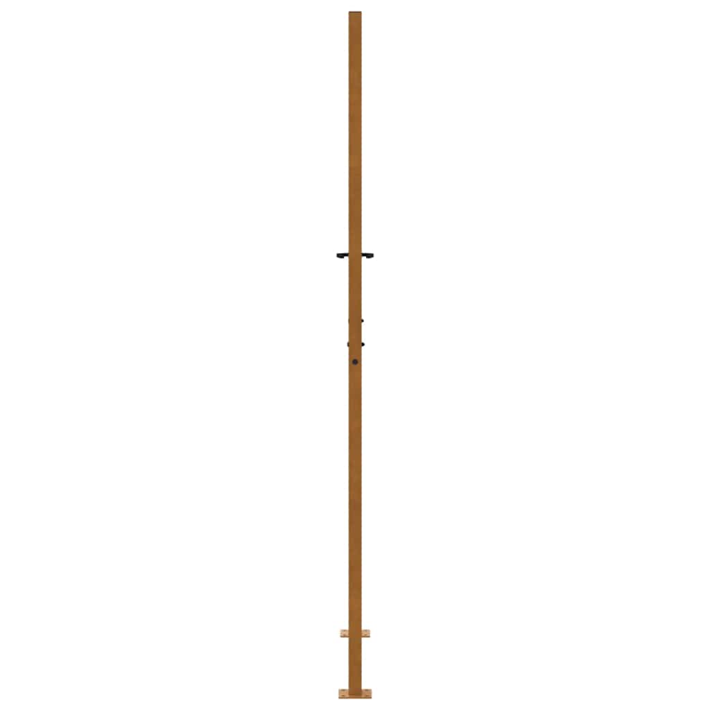 Gartentor Schwarz 100x100 cm Stahl Lichtdesign
