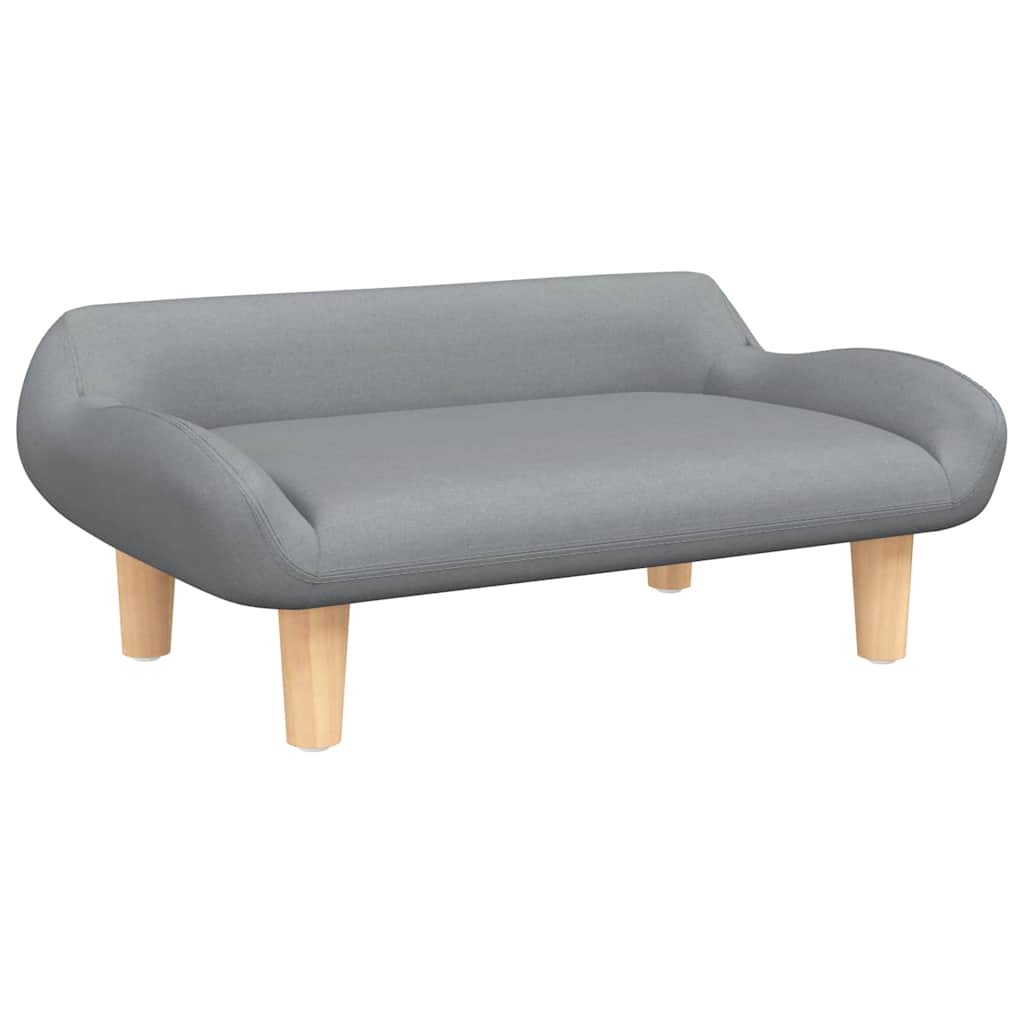 Hundebett Creme 70x40x24 cm Stoff