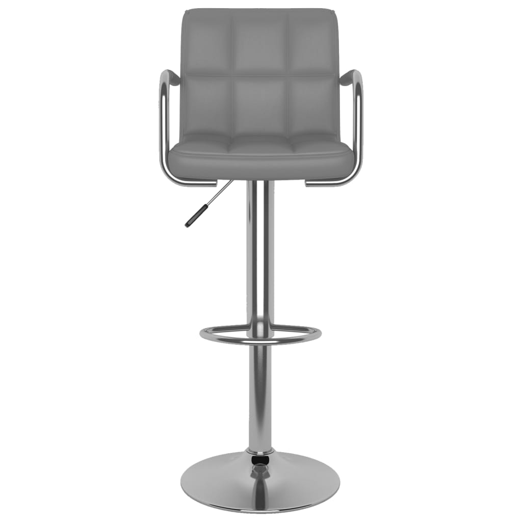 Barhocker 2 Stk. Rot Kunstleder