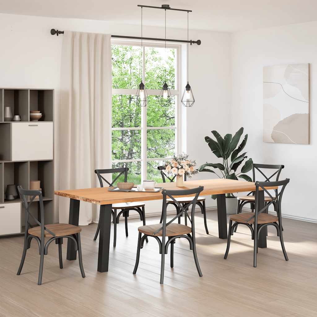 Couchtischbeine 4 Stk. Schwarz 30 cm Stahl