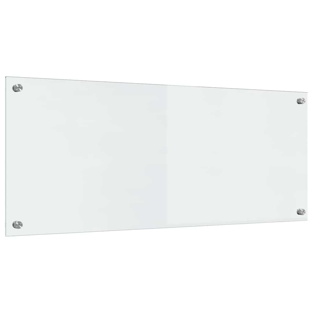 Küchenrückwand 2 pcs Weiß 70 x 40 cm Gehärtetes Glas