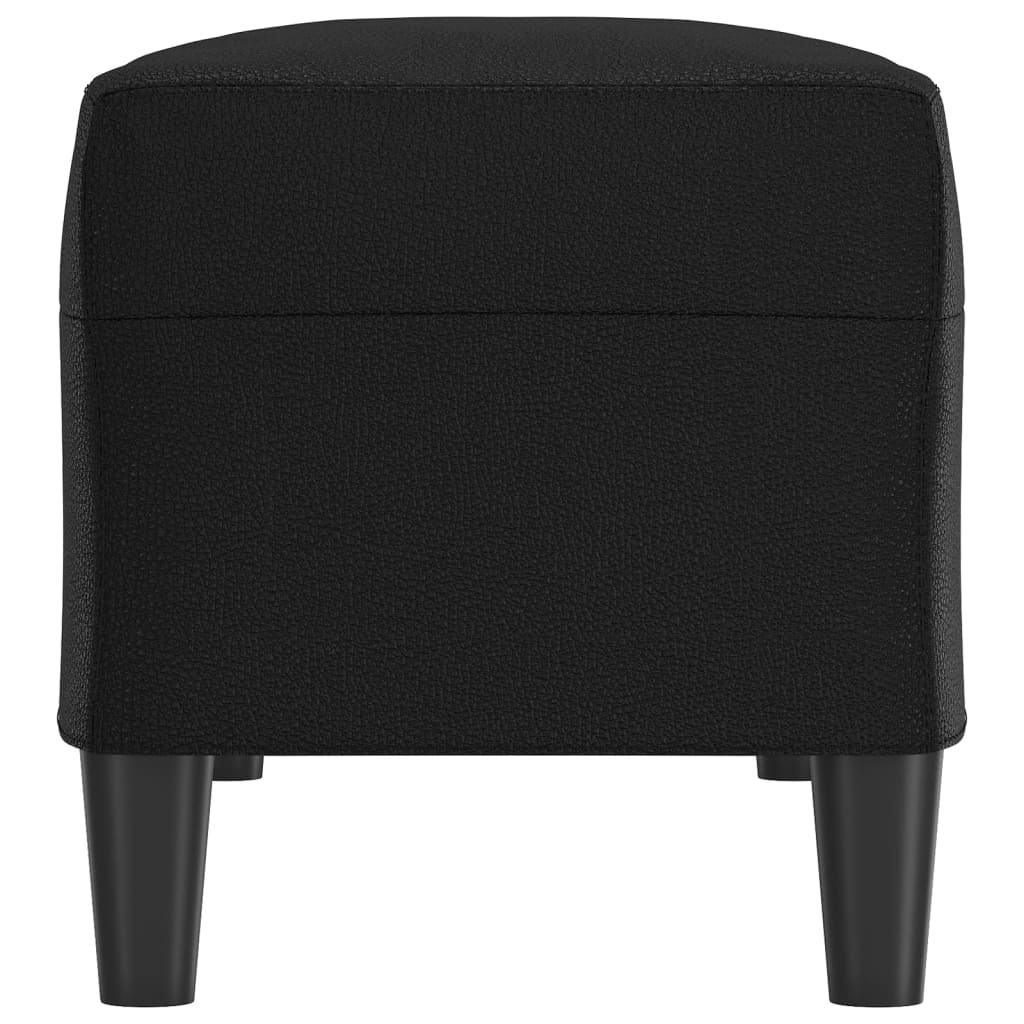 Sitzbank Schwarz 70x35x41 cm Kunstleder
