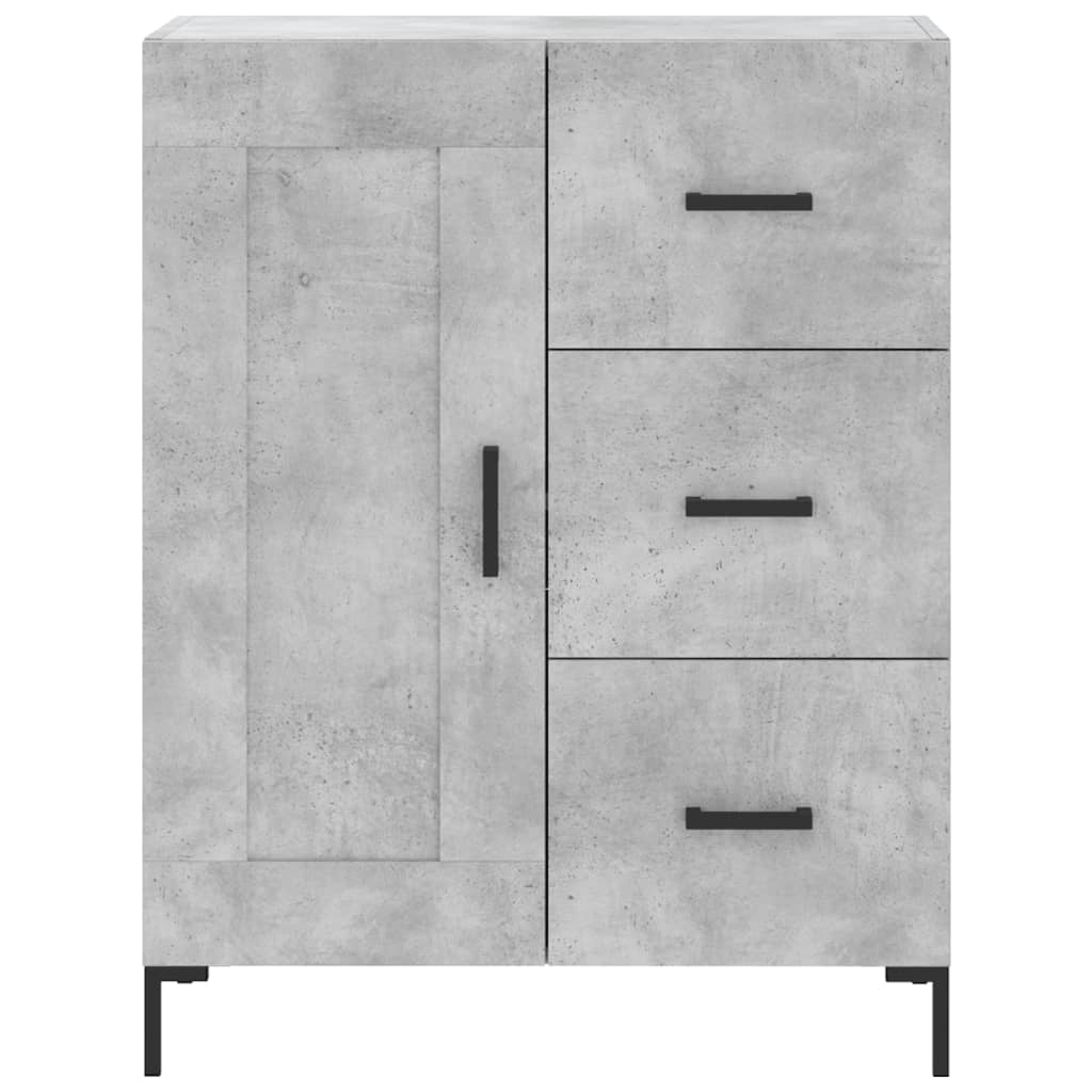 Highboard Hochglanz-Weiß 69,5x34x180 cm Holzwerkstoff