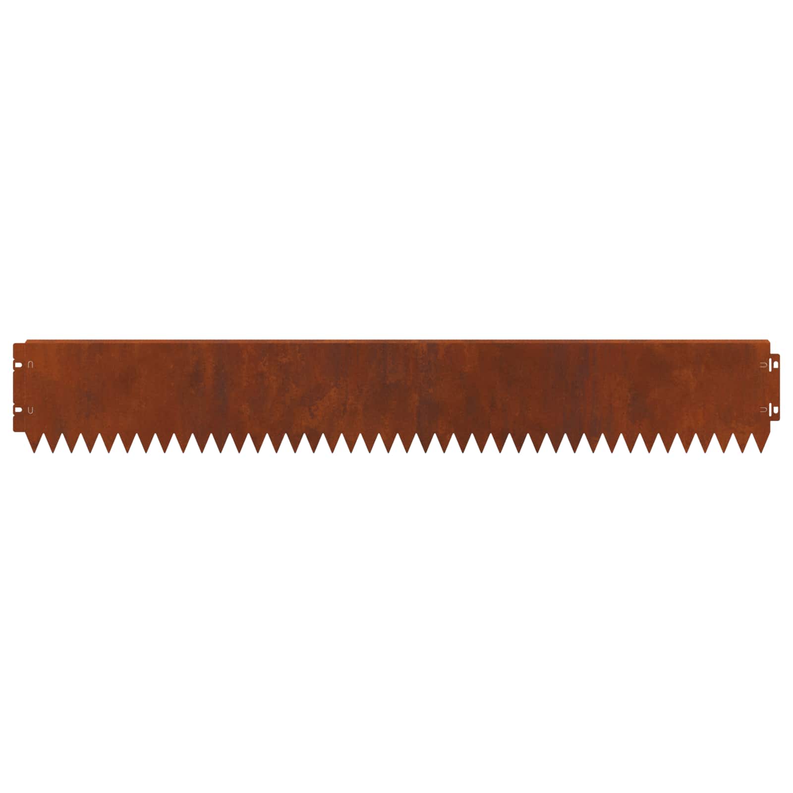 Raseneinfassung 10 pcs 103 x 10 cm Stahl Schwarz