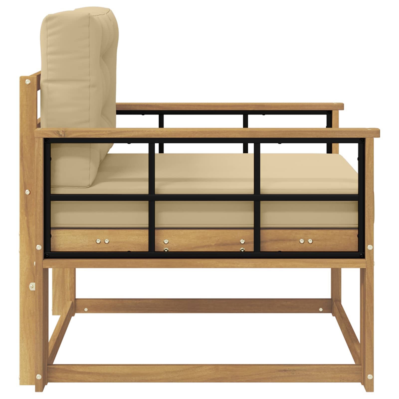 Outdoor Mittelsofa Natur