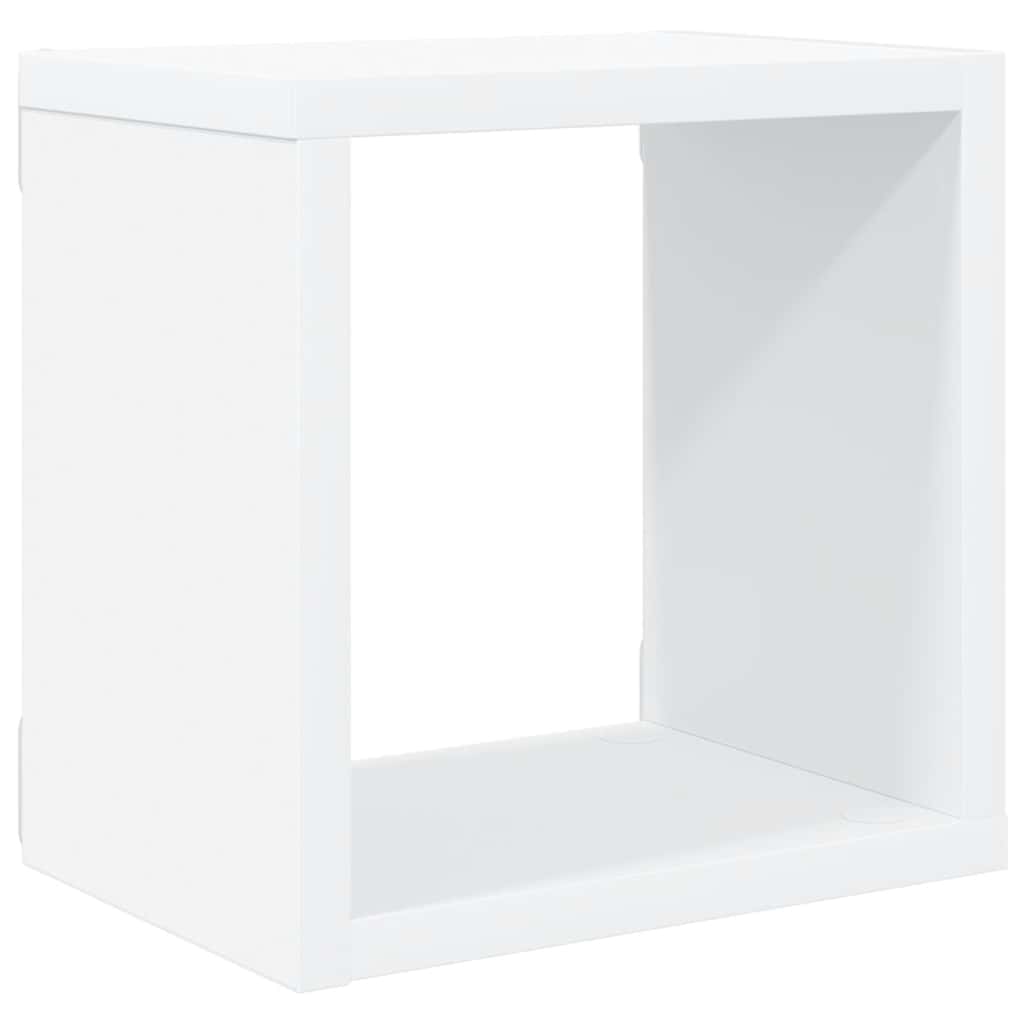 Würfelregale 2 Stk. Weiß 30x15x30 cm