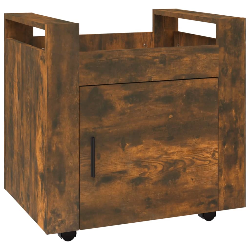 Bürowagen Weiß 60x45x60 cm Holzwerkstoff