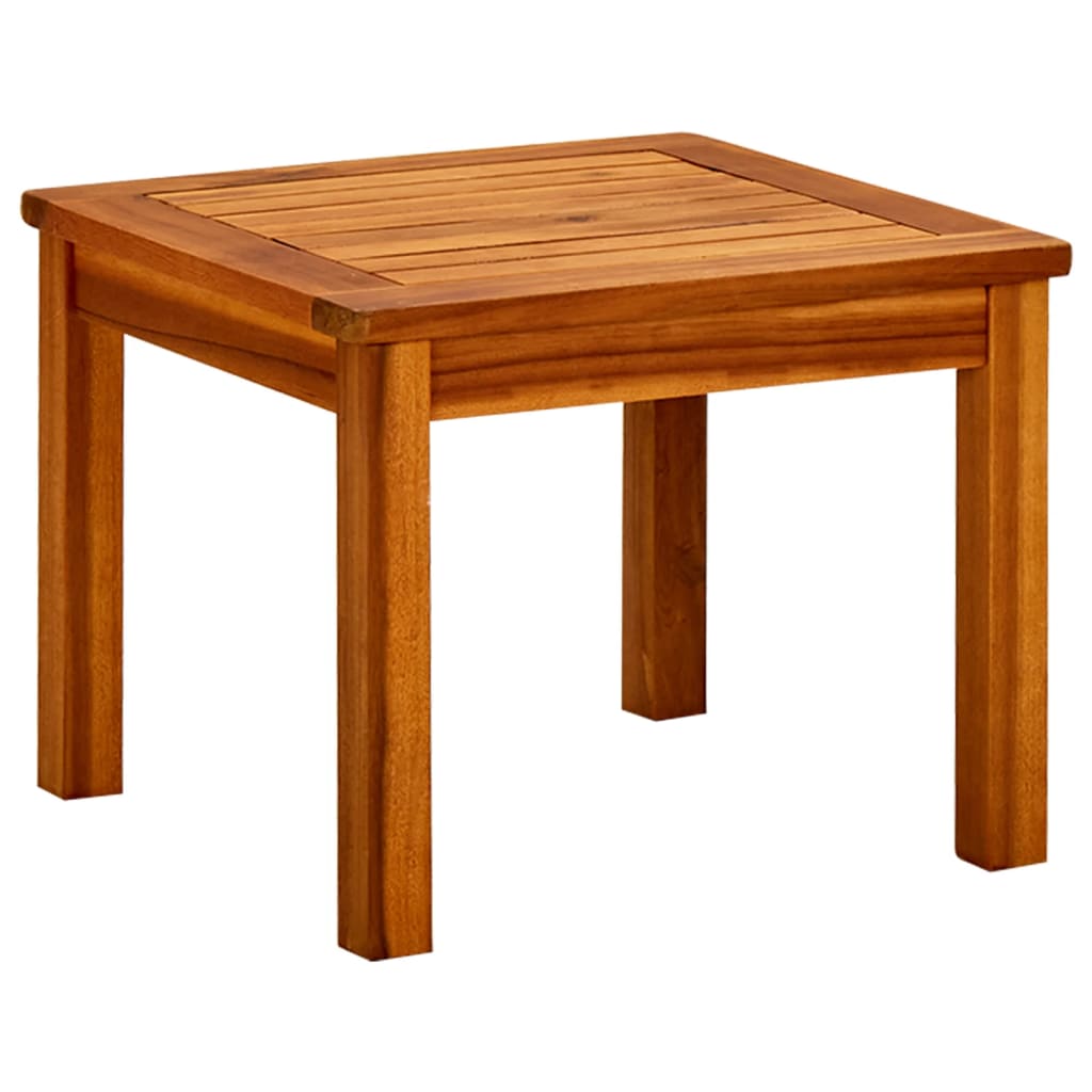 Couchtisch Helles Akazienholz 45 x 45 x 36 cm Massivholz Akazie