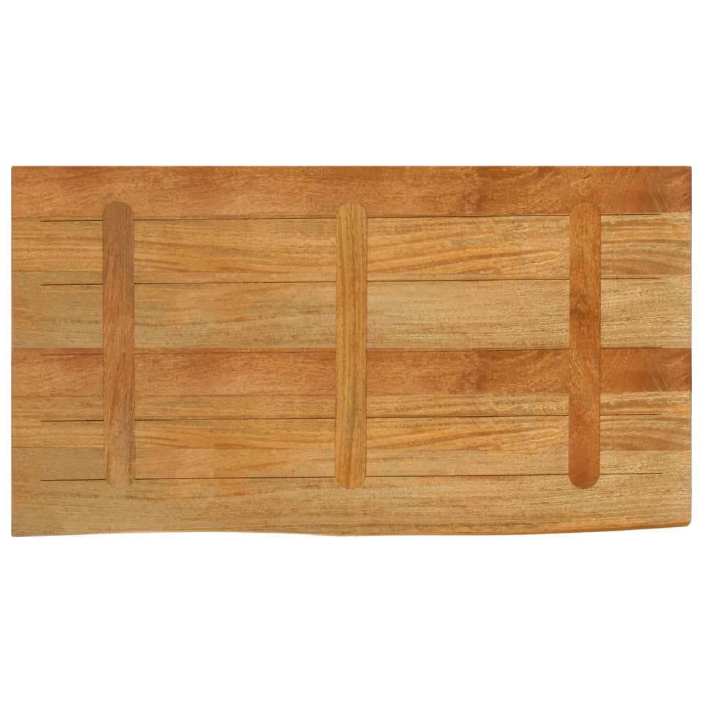 Wandregal 40x20x2,5 cm Rechteckig Massivholz Akazie Baumkante