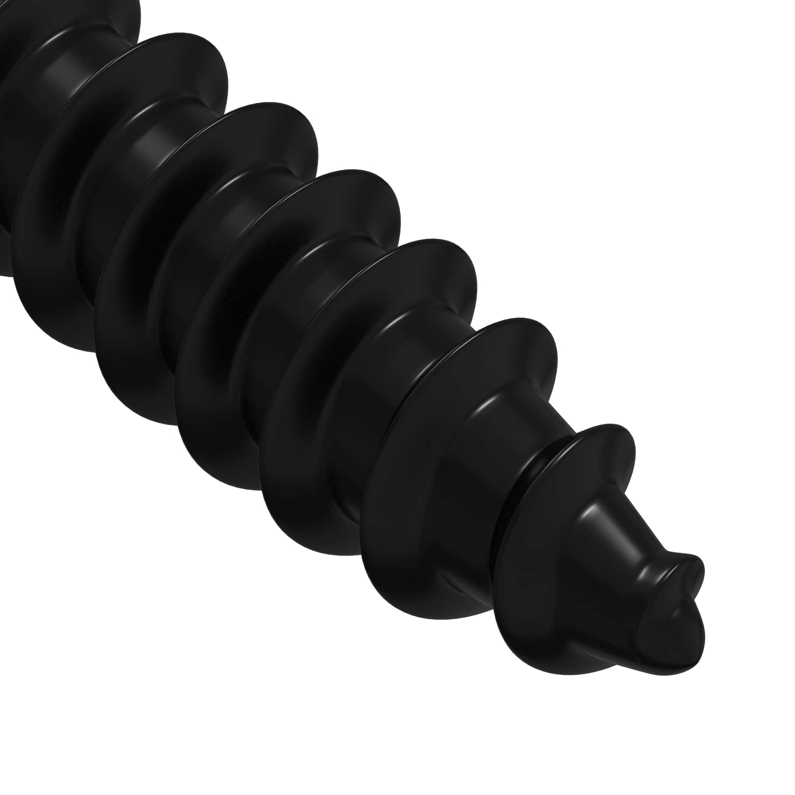 Gewindeschneider Nagel 2 pcs Schwarz M4 x 28 mm Stahl