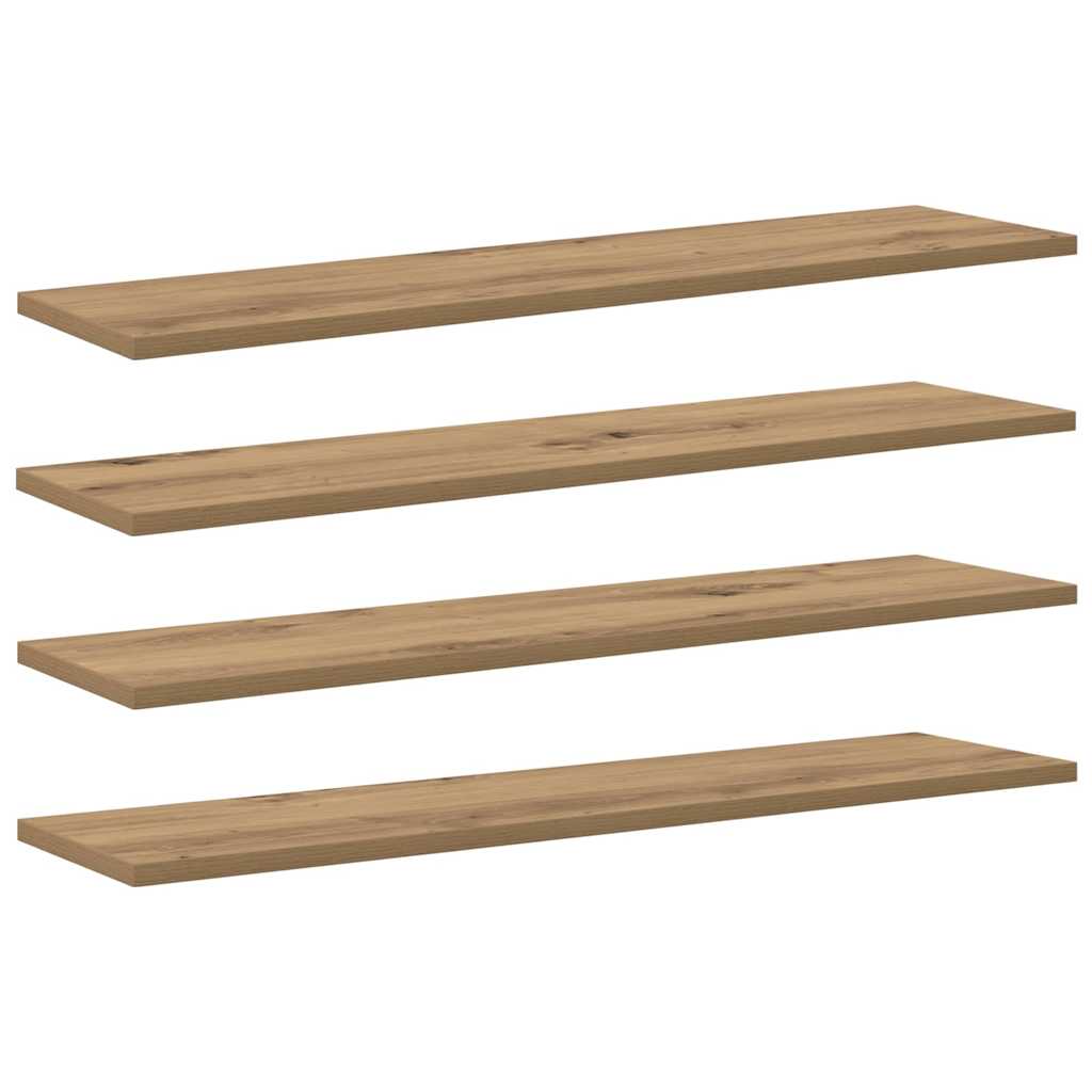 Bücherregal-Bretter 4 Stk. Weiß 40x10x1,5 cm Holzwerkstoff