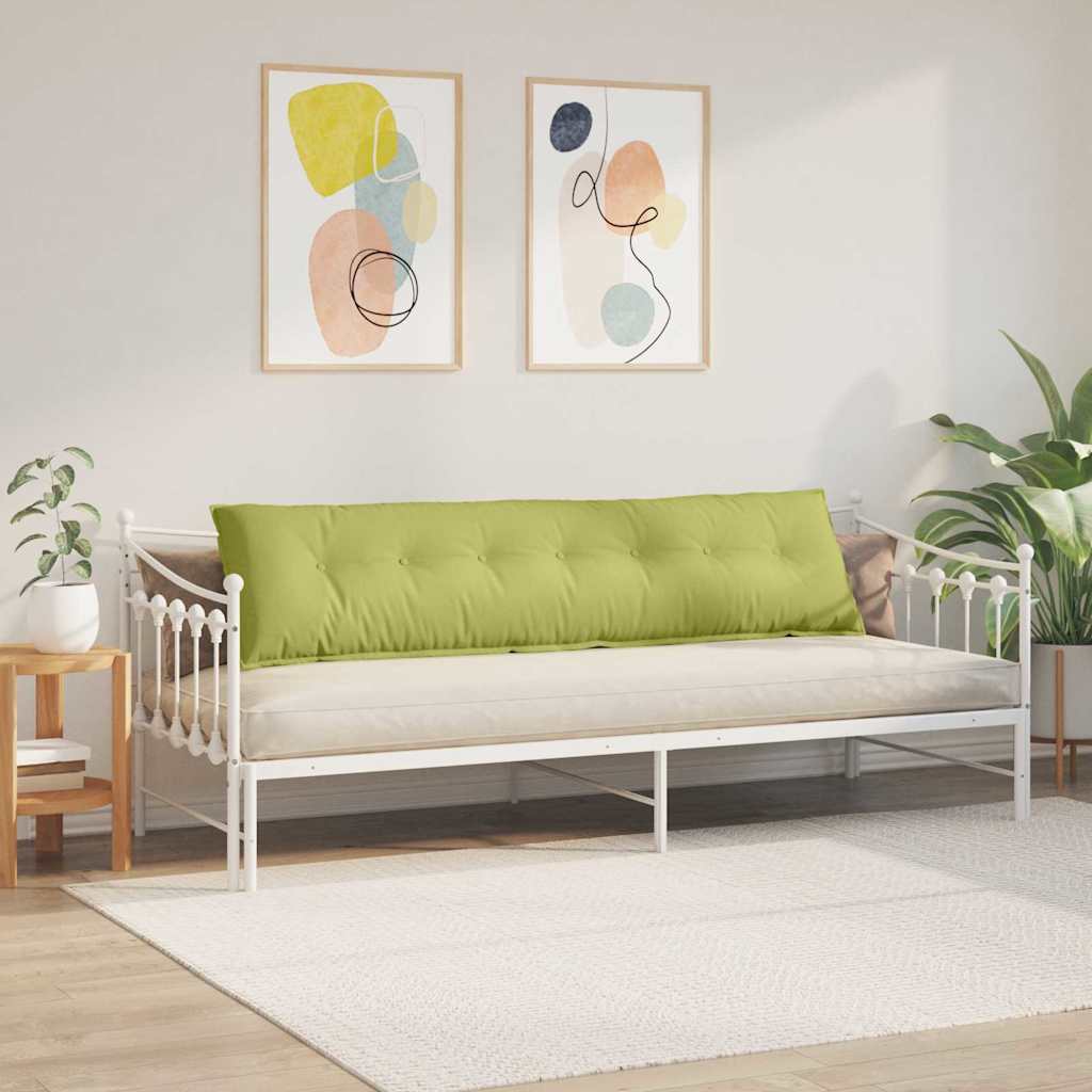 Rückenkissen Hellgrau 50 x 19 x 45 cm Stoff