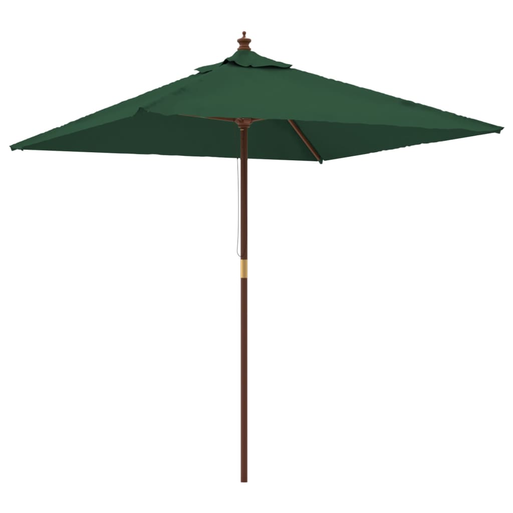 Sonnenschirm mit Holzmast Sandfarben 198x198x231 cm
