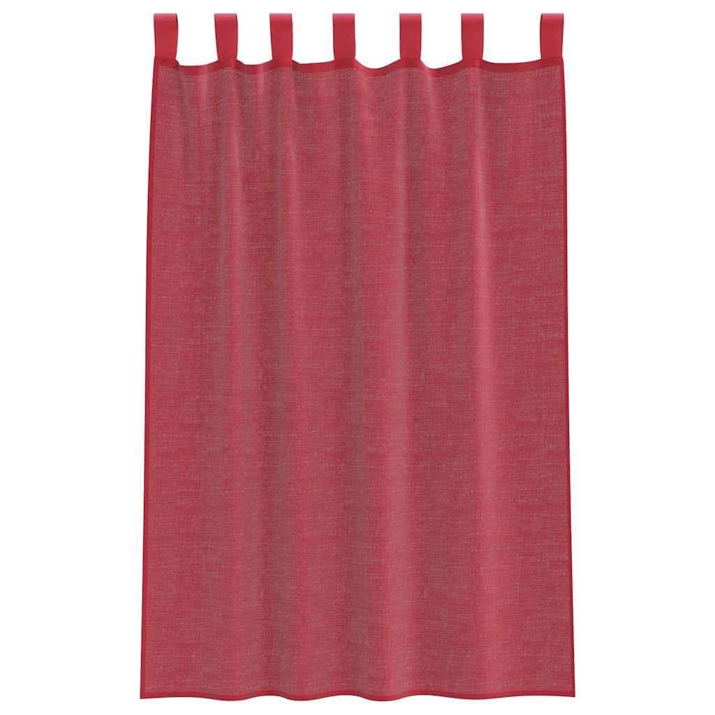 Voile Vorhänge mit Ösen 2 Stk. Apfelgrün 140x140 cm