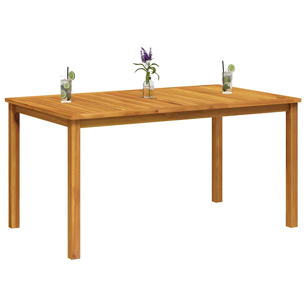 Garten-Esstisch 110x55x75 cm Massivholz Akazie