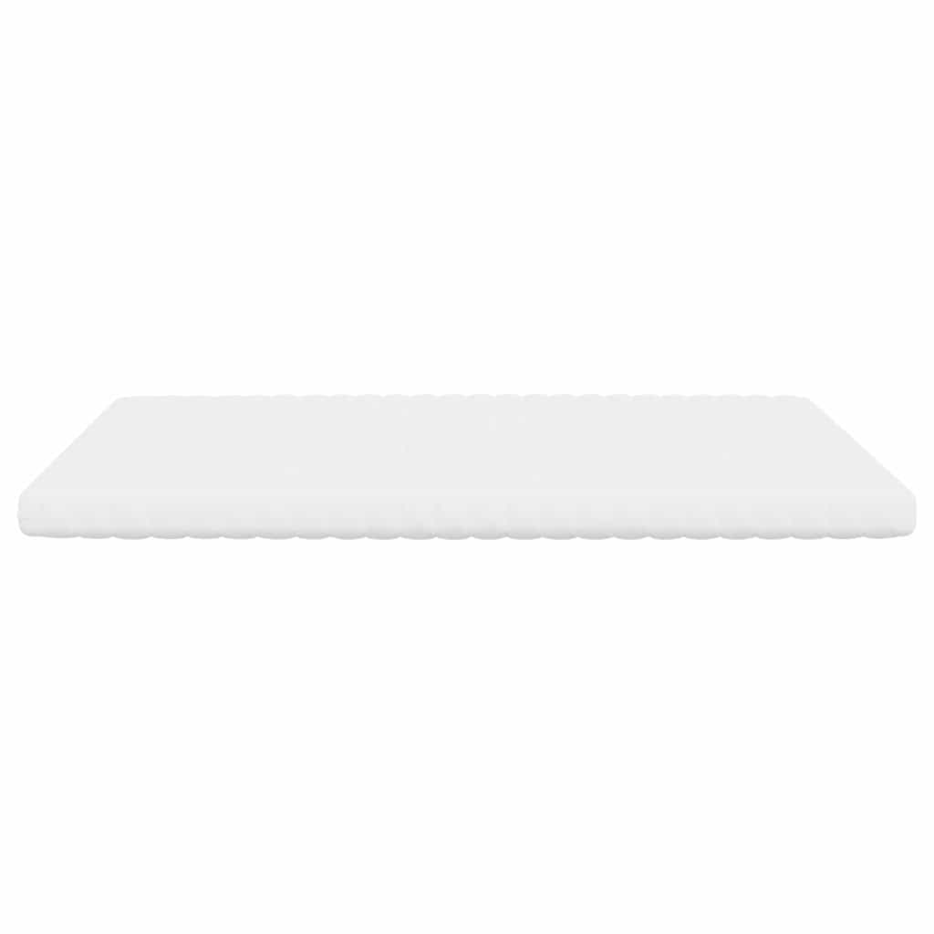 Schaumstoffmatratze Weiß 80x200 cm 7-Zonen Härtegrad 20 ILD