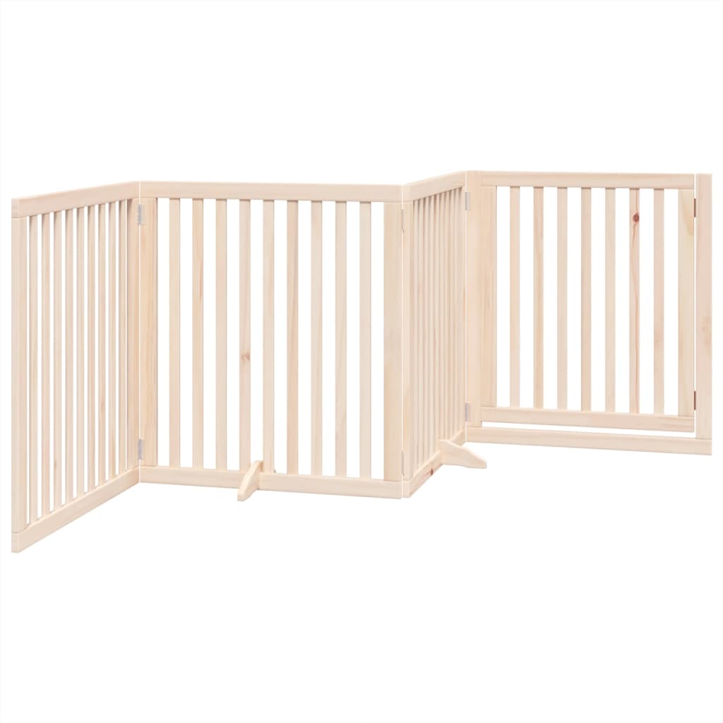 Hundegitter Faltbar 3 Paneele 150 cm Pappelholz