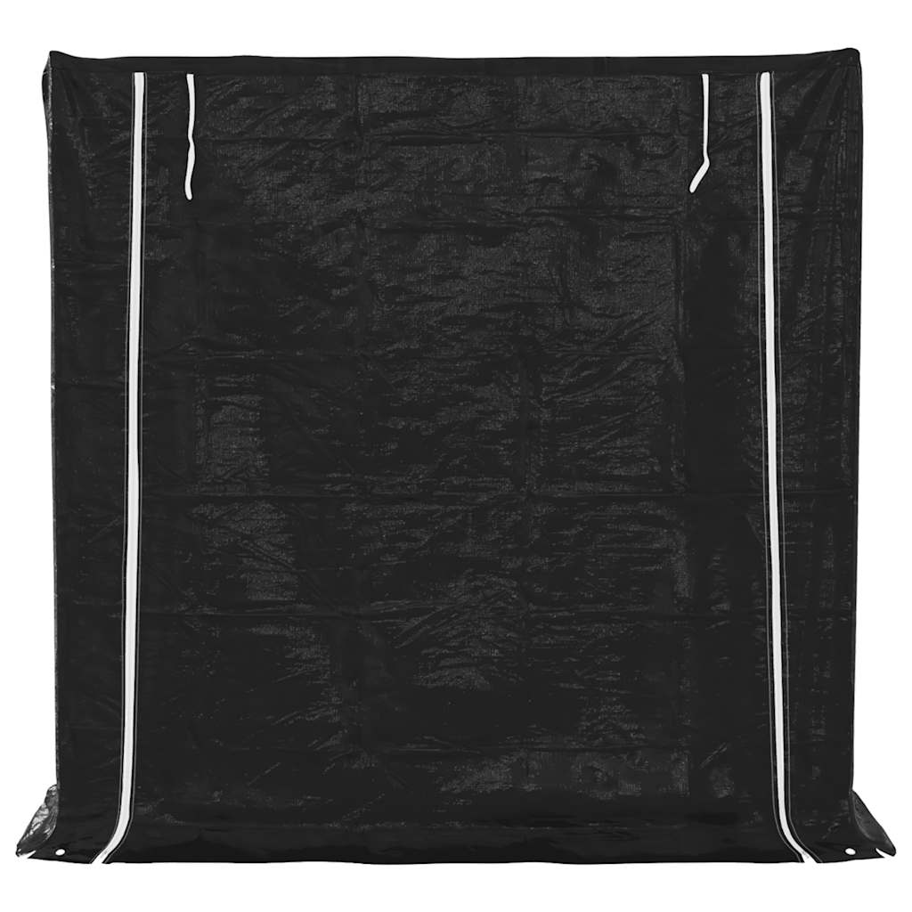 Brennholzregal mit Regenschutz 100,5x40,5x110,5 cm