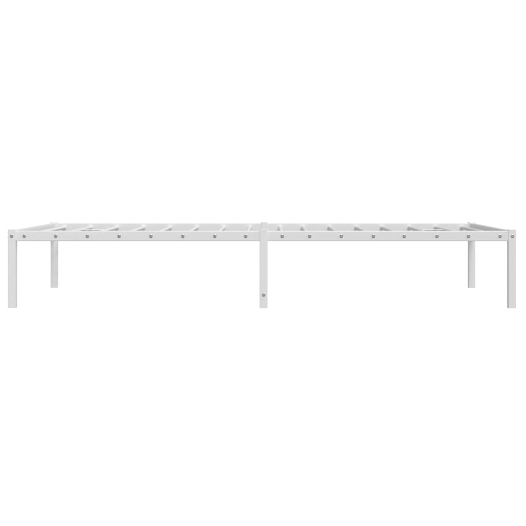 Bettgestell Metall Schwarz 75x190 cm