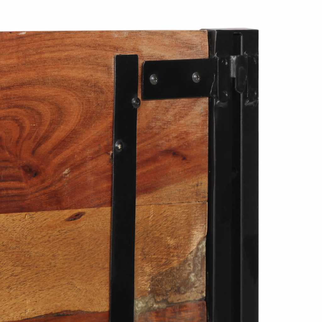 Kopfteil 100 cm Massivholz Mango und Eisen