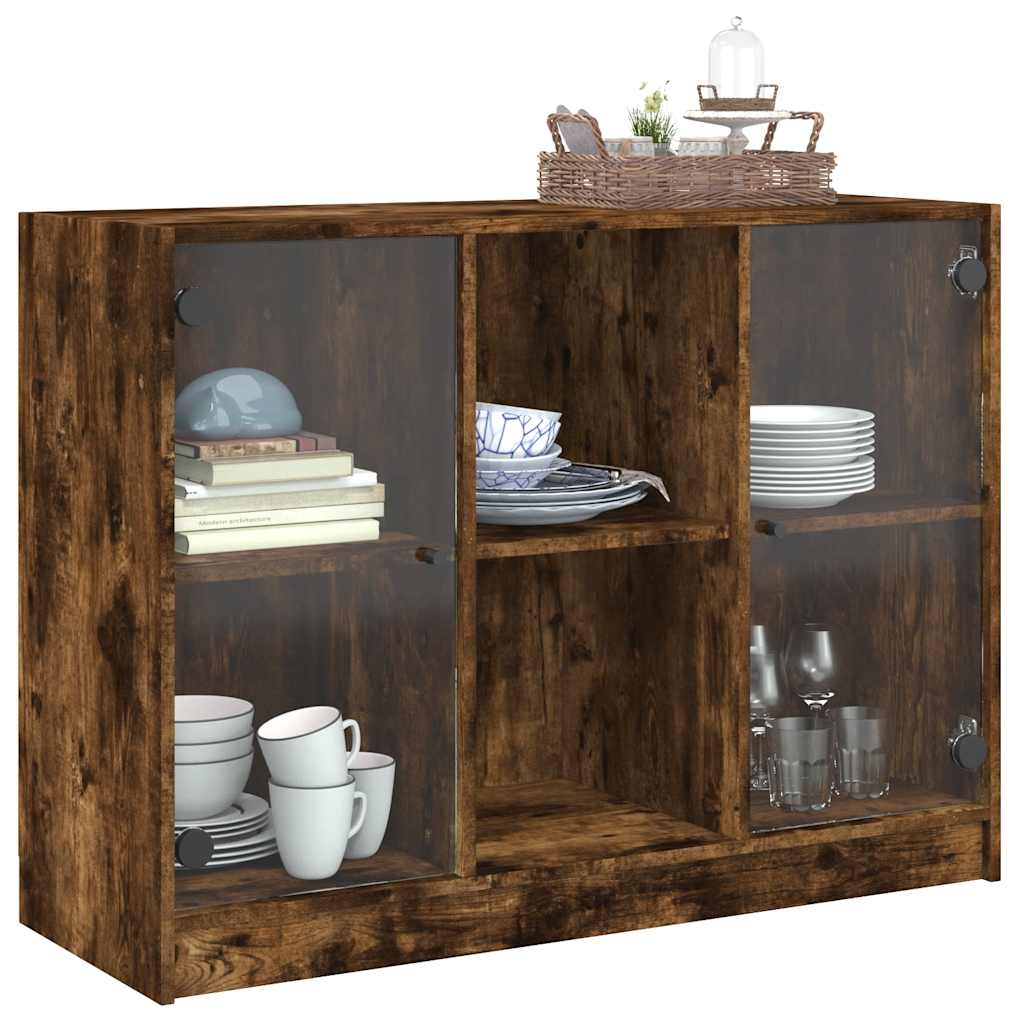 Bücherschrank mit Türen Weiß 204x37x75 cm Holzwerkstoff